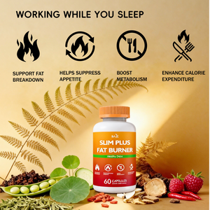 Kapsul BASE OEM Slim Plus Fat Burner Detoksifikasi Sehat untuk Meningkatkan Metabolisme, Membakar Lemak & Menekan Nafsu Makan - Product Image 2