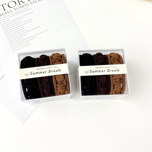 Summer Dream Hair Ties Set 9pcs Nylon Elastic Braided High Ponytail Daily Use - Product Image 1