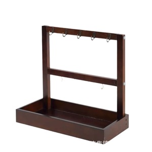Porte-clés minimaliste moderne pour entrée avec crochets et plateau pour salon, chambre ou présentoir de bureau - Product Image 2