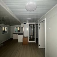 Maison de conteneur pliable et extensible de 20 pieds 40 pieds avec salon eau électrique modulaire petite villa maison pour école centre commercial hôtel