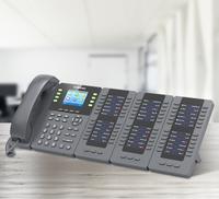Module d'extension de téléphone IP Flyingvoice P2EXP avec double écran LCD couleur de 2,8 pouces et 24 touches programmables pour P20-P23 FIP15G Plus