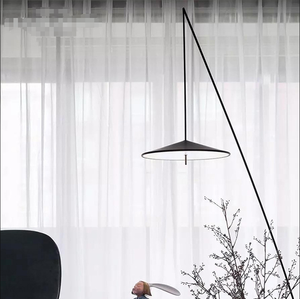 Lumind vecchia personalità del ramo moderno minimalista design triangolo sedile soggiorno camera da letto lampada da terra da pesca - Product Image 4
