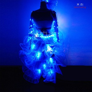 RF Télécommande Lumières LED Costume De <span class=keywords><strong>Danse</strong></span> <span class=keywords><strong>Latine</strong></span> Costume De <span class=keywords><strong>Danse</strong></span> Du Ventre Adultes Ensembles Performance <span class=keywords><strong>Robe</strong></span> De <span class=keywords><strong>Danse</strong></span> <span class=keywords><strong>Latine</strong></span>, future Led Sexy Femmes - Product Image 6