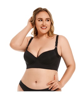 Sujetador sin costuras con aros de talla grande, minimizador de cobertura total para mujer, lencería suave y de soporte, ropa interior sexy de copa grande - Product Image 1