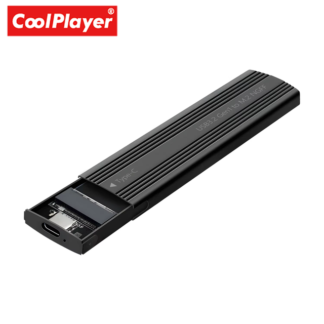USB 3.2 Gen 1 Aluminum M.2 SATA NGFF SSD Case Adapter Free External SATA Tool M.2 Solid State Drive Enclosure HDD Enclosure