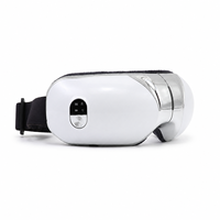 Masseur oculaire avec chaleur, compression d'air et vibration, masque oculaire portable blanc pour le soin des yeux au quotidien