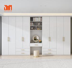 Armoire de rangement sur mesure <span class=keywords><strong>JYN</strong></span> avec coiffeuse intégrée, dressing et commode - Product Image 3