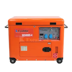 Excalibur Trọng Lượng Nhẹ 100% Đồng Alternator 220V 380V 5kva 6kva Đơn Xi Lanh Máy Phát Điện Diesel - Product Image 3
