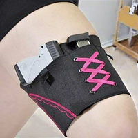 Holster universel pour arme à feu dissimulée, réglable, pour cuisse, unisexe, en nylon imperméable, système Molle, courbe physiologique du dos, souple