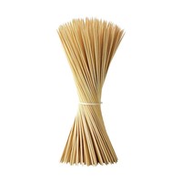 Brochettes jetables en bambou carbonisé, résistantes au micro-ondes, biodégradables, qualité professionnelle pour barbecue, satay, kebabs, oden, hawthorns confits