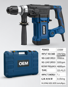 <span class=keywords><strong>Martillo</strong></span> Demoledor Eléctrico Portátil Profesional de 1500w, Herramienta Manual Eléctrica para Demolición <span class=keywords><strong>Total</strong></span> - Product Image 5
