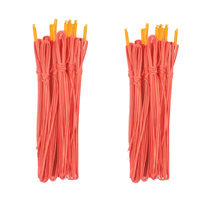 Allumeur pyrotechnique à double capuchon rouge et jaune certifié CE, 2 m, haute fiabilité, télécommande électrique pour célébrations et événements