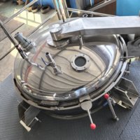 Équipement de Concentration pour Soupe d'Os d'Animaux et Sauce Tomate, Pompe PLC, Acier Inoxydable de Qualité Alimentaire, Ligne de Production Capacité 1000L