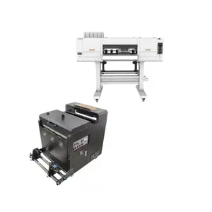 PET Transfer Film XP600 I3200 Dual 4 Printhead Digital Printing Machine A3 30cm 60cm DTF Printer With Powder Shaking