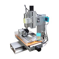 Machine de gravure et de fraisage CNC à colonne 6040 3040 4 axes avec 5ème axe de rotation, broche 1500W, Mach3, pour le gravure et la découpe de métaux