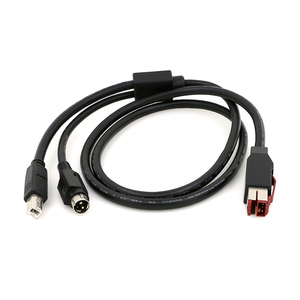 Câble USB vers Hosiden USB B 24V, charge rapide 5A, cuivre pur avec gaine en PVC, blindage tressé, 2M, pour utilisation informatique - Product Image 5