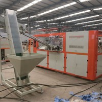 Machine de soufflage de bouteilles entièrement automatique 1-en-4 pour bouteilles d'eau minérale et cosmétiques Modèle 876 Garantie de 5 ans