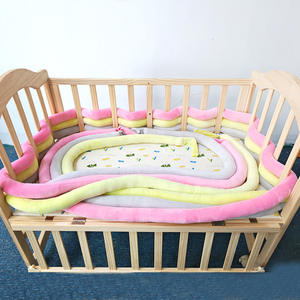 Protection <span class=keywords><strong>de</strong></span> <span class=keywords><strong>lit</strong></span> en tissu brocart imprimé tressé à une seule brin - DIY - Résistant à l'abrasion - Pare-chocs <span class=keywords><strong>de</strong></span> <span class=keywords><strong>lit</strong></span> lourd pour la sécurité - Product Image 3