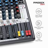 PADOCK Console de mixage numérique professionnelle 16 canaux - 99 effets DSP avec Bluetooth - MD-24X