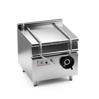 Matériel de cuisine de grande capacité pour la restauration, poêle à braiser inclinable au gaz commercial, poêle à frire en acier inoxydable pour la cuisine