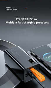 2025 nóng công suất lớn 50000mAh ngân hàng điện hiển thị kỹ thuật số 22.5W pd20w đầu ra USB-C siêu nhanh sạc Powerbank cho Iphone - Product Image 6