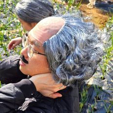 Marchak piccolo cappuccio resistente al calore parrucca sintetica audace capelli ricci per le donne in fibra sintetica capelli parrucca per la raccolta - Product Image 1