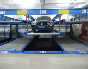 Automated Hydraulic Puzzle Parking System Tower Platform For Public Parking Equipment