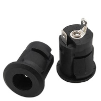 DC-022E 5525 5521 Snap-In DC Socket Power Jack Barrel Connecteur d'alimentation Montage sur panneau 2A Courant nominal Matériel de contact en laiton