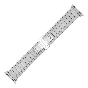 สายนาฬิกาข้อมือสแตนเลสสตีลสำหรับ Apple Watch แบบแม่เหล็ก สายรัดข้อมือโลหะ ยืดหยุ่น หรูหรา ทันสมัย - Product Image 2