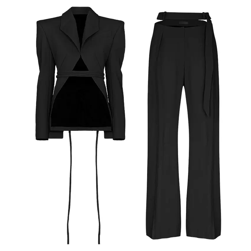 AIPA-Chaqueta y pantalones cortos de dos piezas para mujer, traje Sexy de diseño a la moda, novedad, envío directo