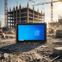 Tablet Resistente de 10 Pulgadas Directo de Fábrica, Tablet Industrial Resistente con Windows I5/I7, con NFC, GPS, Escáner de Código de Barras 1D/2D y UHF RFID Opcionales