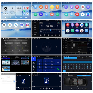 Autoradio Android Podofo 10 pouces double DIN 4+128G avec écran Incell, Carplay/Android Auto sans fil, WiFi, grand stock pour une livraison rapide - Product Image 4