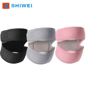 Shiwei Patellar <b>Strap</b> Double Silicone <b>Straps</b> Adjustable <b>Knee</b> <b>Support</b> Breathable Non-Slip For Running Badminton - Product Image 3