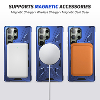 Étui de support magnétique en métal à 360 Rotation de haute qualité pour Samsung Galaxy S23 FE Plus Ultra A54 A24 A25 A14 A34 A15 housse de béquille