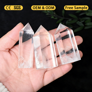 Vente en gros de tour de cristal de quartz naturel poli à la main pour la décoration - Product Image 2