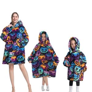 Wholesales Custom TV <strong>Stitch</strong> <strong>Blanket</strong> <strong>Hoodie</strong> Woman Kids Adult Size <strong>Blanket</strong> <strong>Hoodie</strong> Fleece Sleeves Custom Wearable <strong>Blanket</strong> <strong>Hoodie</strong> - Product Image 1
