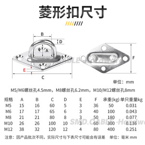 Stainless Steel Boat Fitting D-<b>Ring</b> <b>Plate</b> 304 316 Marine Hardware for Boat Deck Mounting - Product Image 4
