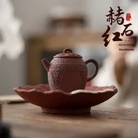 Service à thé Kung Fu individuel en poterie rustique, design moderne, écologique, avec filtre, petit format, pour la préparation du thé, bouilloire à thé