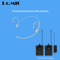 Couleur de la peau Réduction du bruit professionnelle Petit casque Microphone monté sur la tête Enseignant dédié Microphone monté sur la tête