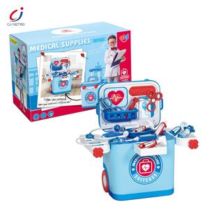Chengji Jouet <span class=keywords><strong>Docteur</strong></span> Doctor Cart Pretend Play Set Medical Kit Toys Children Play House Handbag Medical Doctor Toy Set - Product Image 4