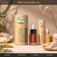 Boîte Cadeau Ronde en Carton Recyclable Personnalisée, Emballage Cylindrique Rigide pour Flacons de Parfum de 30 ml et 50 ml, Boîte Cadeau Tube