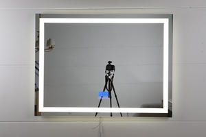 Miroir lumineux LED <span class=keywords><strong>antibrouillard</strong></span>, Design moderne, personnalisé, fonction intelligente, pour salle de bains, 2021 pièces - Product Image 5