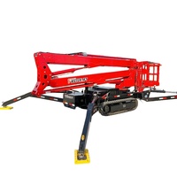 Novo Elevador Aéreo Articulado Tipo Aranha FASTER LIFT com Capacidade de Carga de 300kg, Multifuel, 10m-20m, Elevador de Trabalho Aéreo com Lança de 36m Máx.