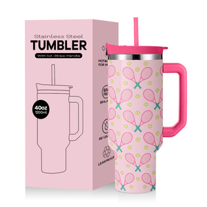 Gobelet isotherme en acier inoxydable de 40 oz, très vendu, pour les voyages, gobelet de Noël - Product Image 2