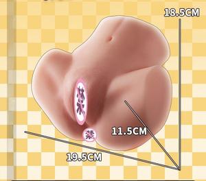 Masturbatore uomo metà corpo uomo elastico morbido giocattolo grande culo glutei muffa invertita - Product Image 6