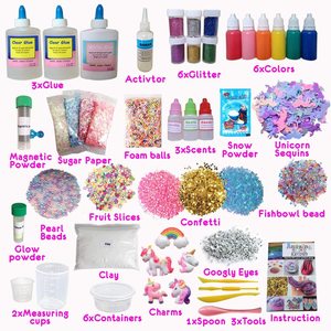 ชุดอุปกรณ์ทำสไลม์ DIY คุณภาพดี ราคาคุ้มค่า ของเล่นและของขวัญสุดพิเศษ ชุดสไลม์ยูนิคอร์นสำหรับเด็กผู้หญิง - Product Image 4
