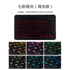 Bluetooth <b>Keyboard</b> For Ipad <b>Mini</b> 5 Membrane Wireless Foldable Case Stand With Backlight - Product Image 5