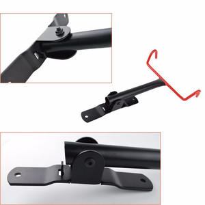 Porte-vélos en acier, support mural horizontal <span class=keywords><strong>pour</strong></span> vélo, crochet de suspension <span class=keywords><strong>pour</strong></span> vélo - Product Image 3