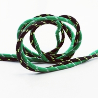 Usine en gros 5MM d'épaisseur sport rond lacet Polyester baskets cordes Oblique course lacet baskets cordes lacets