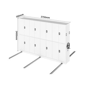 Classeur mobile en acier haute densité personnalisé Système de stockage de compacteur mobile moderne Rack secret pour utilisation en atelier à domicile - Product Image 1